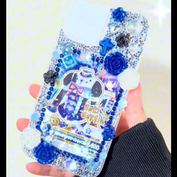 アイカツ スマホケース 氷上スミレ アイカツカード