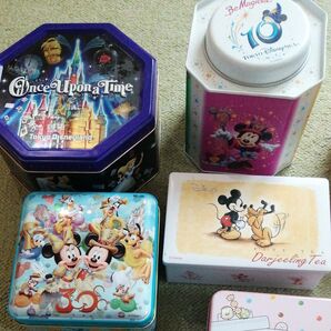 ディズニー 菓子缶 空き缶