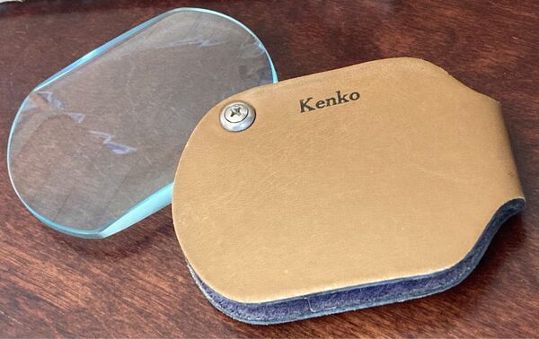 Kenco ケンコー ポケットルーペ PS-60 3倍 48x60mm 虫眼鏡 中古品