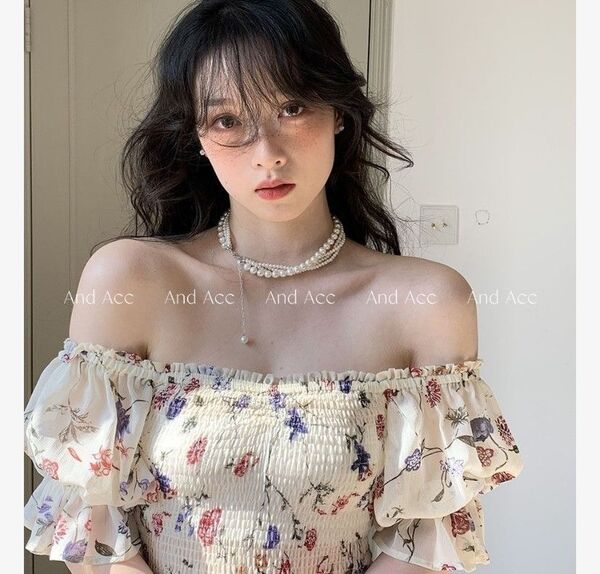ネックレス パール風 4連 ボリューム フォーマル 結婚式 パーティ 上品