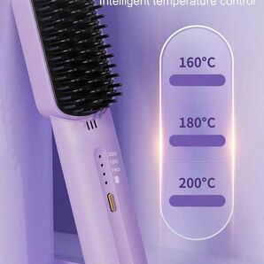 コードレスヘアアイロン ヒートブラシ