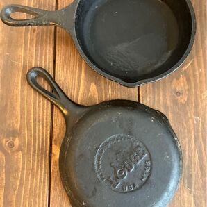 LODGE ミニ鉄フライパン 2点セット