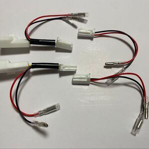 フットランプ グローブボックスランプ インテリアランプ分岐ハーネス+増設用コネクタ 2個 スバル マツダ ホンダ車用