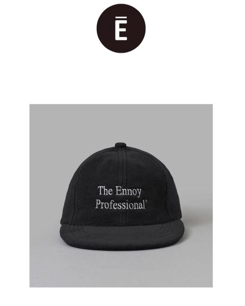 新品未開封★ブラックEnnoy POLARTECFLEECE CAP★黒