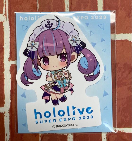 湊あくあ ミニキャラステッカー ブライト衣装ver
