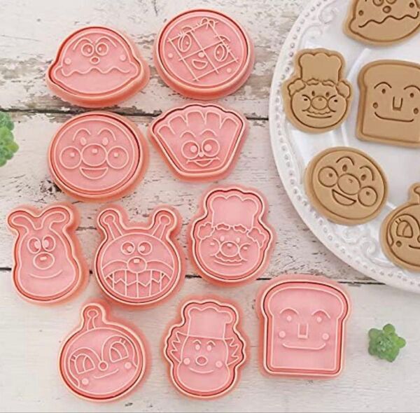 アンパンマン 型抜き クッキー 10個セット