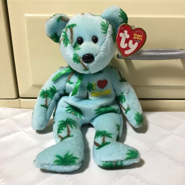 匿名配送☆ハワイ限定 ty BEANIE BABIES ビーニーベイビーズ くま テディベア☆