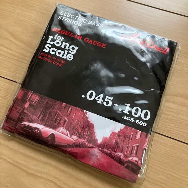 ②ベース弦【AriaProII | AGS-600】ロング・スケール .045〜.100 ニッケル