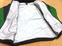 レア★ノースフェイス レインテックスフライト ジャケット GORE-TEX 緑/黒 L NP11213★防水透湿 マウンテンパーカー 登山 レインウェア_画像6