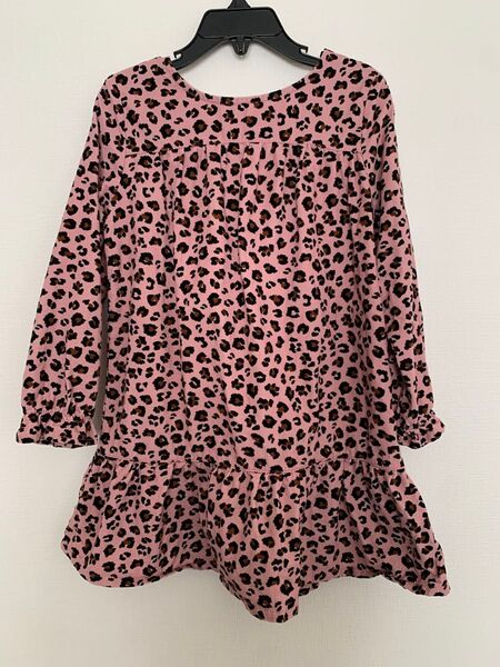 H&M レオパード柄ワンピース ピンク 110cm