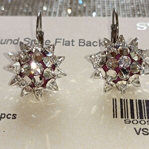 スワロフスキー2019★Spike★クリスタル☆G型ピアス★落ちにくい