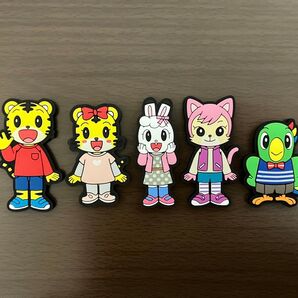【中古】しまじろう はなちゃん みみりん にゃっきー とりっぴー マグネット 磁石 5点セット