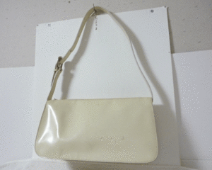  Furla FURLA leather white shoulder .. shoulder handbag lady's 