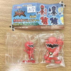 平成レトロ爆竜戦隊アバレンジャー レッド フィギュア マグネット