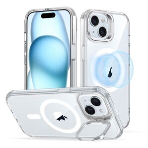 ESR iPhone 15 ケース MagSafe対応 隠れスタンド