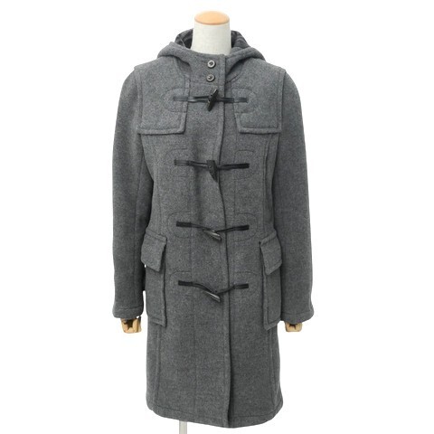 BURBERRY BLUE LABEL ダッフルコート グレー Yahoo!オークション -「ブルーレーベル ダッフルコート」の落札