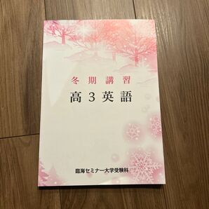 冬季講習 高3英語 臨海セミナー大学受験科