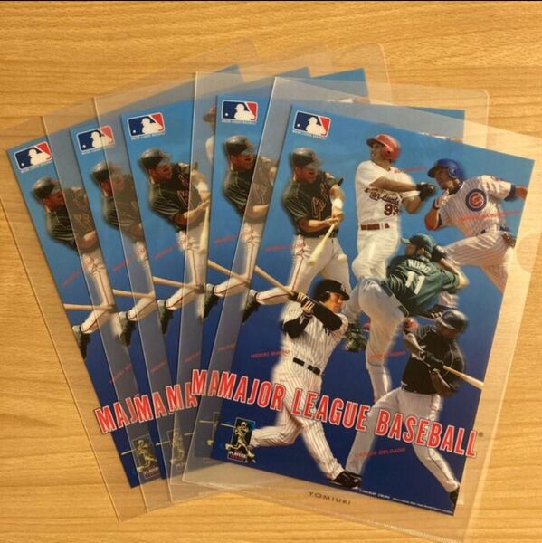 MLB メジャーリーグ2005 クリアファイル 5枚セット
