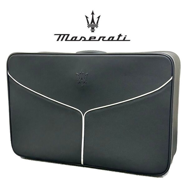 【車購入者限定 非売品】 Maserati マセラティ トランク スーツケース Poltrona Frau ポルトローナフラウ製