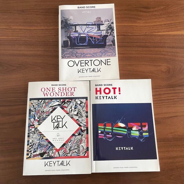 KEYTALK バンドスコア 3冊セット(ONE SHOT WONDER/OVERTONE/HOT!)