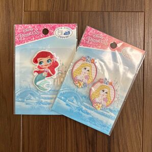 シールワッペン アリエル ラプンツェル 2点