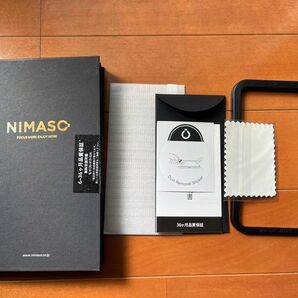 NIMASO iPhone保護フィルム5.4inch 枠・クリーニングクロス付き