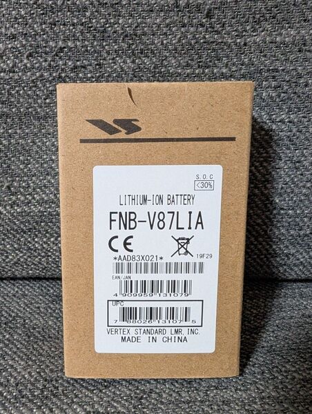 未使用品 スタンダード リチウムイオンバッテリー FNB-V87LIA VXD450U VXD20