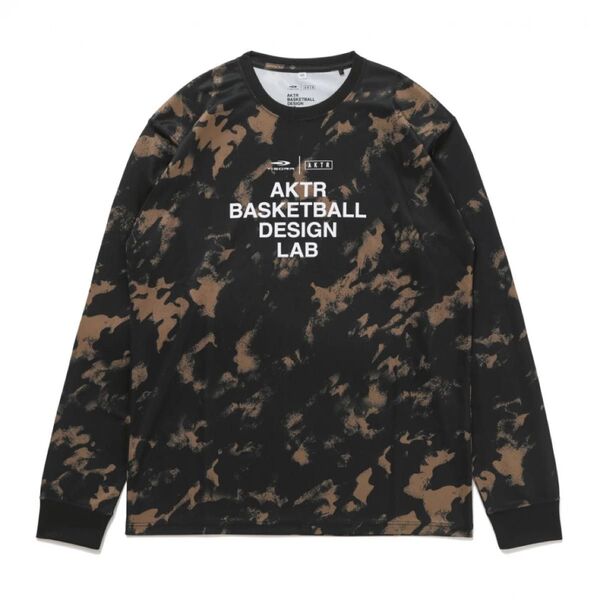 【新品未使用】TIGORA×AKTR ジュニア総柄LOGOプリント 長袖Tシャツ