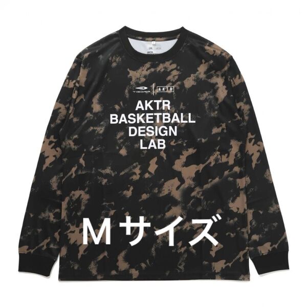 【新品 未使用】TIGORA×AKTR 総柄LOGOプリント 長袖Tシャツ