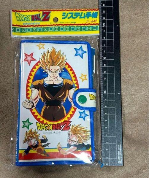 レア商品 未使用 経年劣化あり ドラゴンボールZのシステム手帳 シール付き キャラクターグッズ 文房具