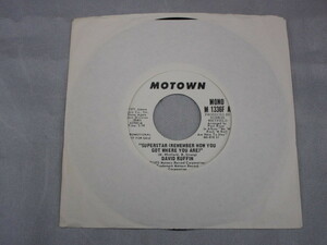 【SOUL７”】DAVID RUFFIN / SUPERSTAR(REMEMBER HOW YOU GOT WHERE YOU ARE)、SAME