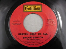 【SOUL７”】BROOK BENTON / WHOEVER FINDS THIS ( I LOVE YOU )、HEAVEN HELP US ALL_画像3