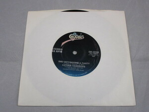 【SOUL７”】LUTHER VANDROSS / BAD BOY/HAVING A PARTY