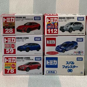 トミカ スバル6台セット