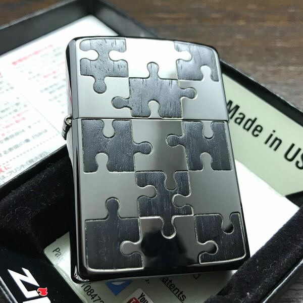 【ZIPPO】WOOD PUZZLE BLACK