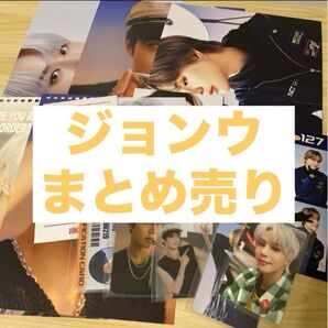 nct127 ジョンウ シーグリ トレカ ポストカード A4ポスター シール