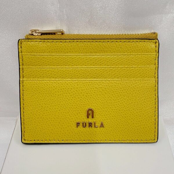 FURLA フルラ カードケース コインケース MARMO イエロー マスタード WP00388 カードコインケース フラグメント