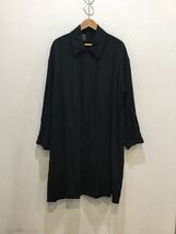 N.HOOLYWOOD エヌハリウッド ステンカラー シャツ コート ブラック サイズ36_画像1