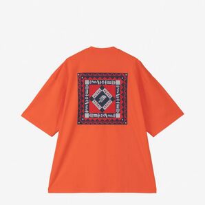 【新品未使用】ザノースフェイス Mサイズ ユニセックス半袖 カットソー Tシャツ バックプリント THE NORTH FACE