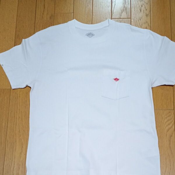 1511.サイズ36 DANTON ポケットロゴTシャツ