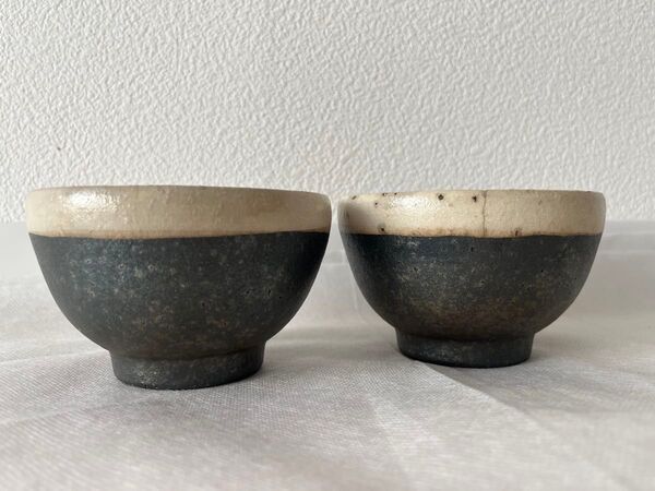 古物市購入品 黒色 食器 欠けあり