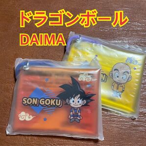 ドラゴンボールDAIMA カラビナ付きミニクリアポーチ 孫悟空 クリリン 2点セット