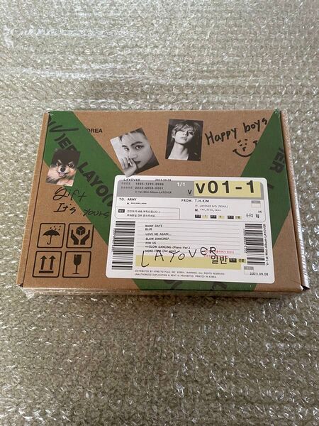 BTS V テヒョン テテ LAYOVER 新品未開封
