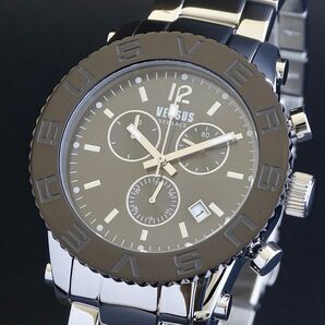 【新品即納】ヴェルサス ヴェルサーチ 高級 メンズ腕時計 42mm クロノ 防水