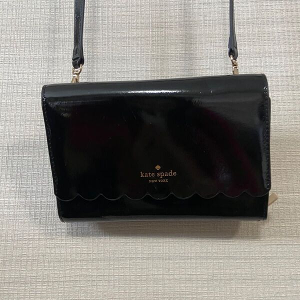 kate spade ショルダーポシェット(ブラック)