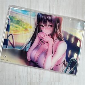 黒姫結灯 アマカノ2 ピロ水 あざらしそふと A5パネル アクリルプレート 水着