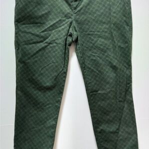 OLDNAVY カラーパンツXL 幾何学 ビリジアン 股上深め Y2K 学校行事 キチンと感