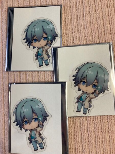 アイドリッシュセブン シャッフルユニット 四葉環 ダイカットクリアシート 3枚組 シャフユニ グラッテ アイナナ