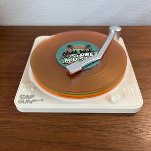 【新品】レコード型 コースター6枚プレイヤー付 フレッシュカラー