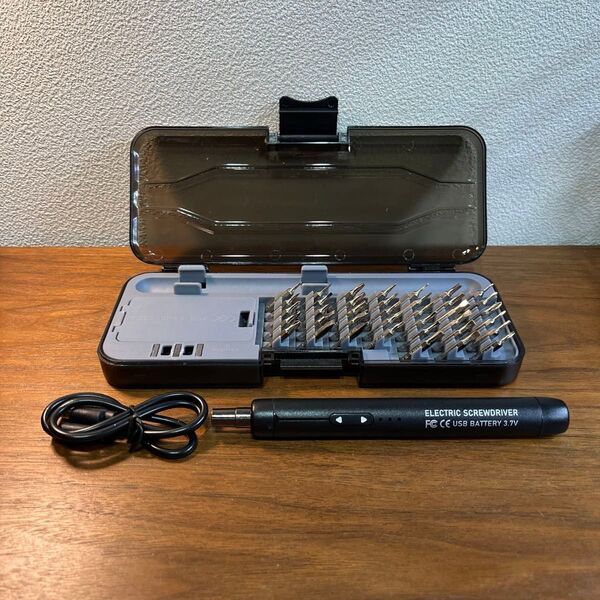 【新品】電動ドライバーセット USB充電式 38ビット